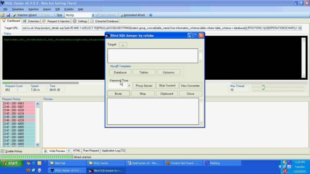 BSQL Hacker Download - Automated SQL Injection Tool