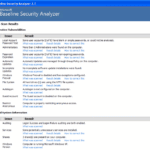 Microsoft Baseline Security Analyzer - MBSA