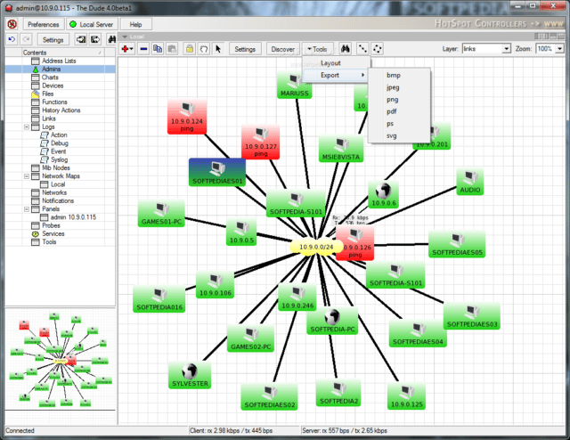 The Dude Network Software - Automatic Network Mapper