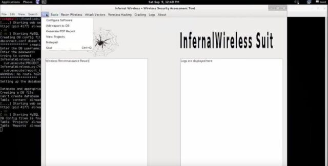 Infernal Twin - Automatic Wifi Hacking Tool