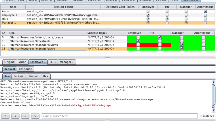 AuthMatrix - Test Web Authorisation