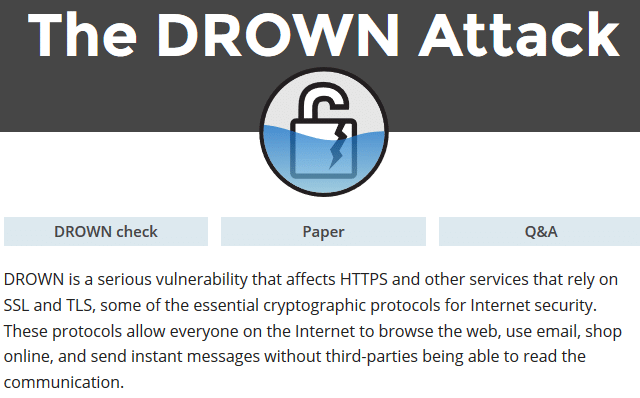 DROWN Attack