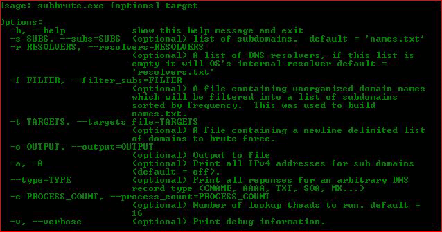 SubBrute - Subdomain Brute-forcing Tool