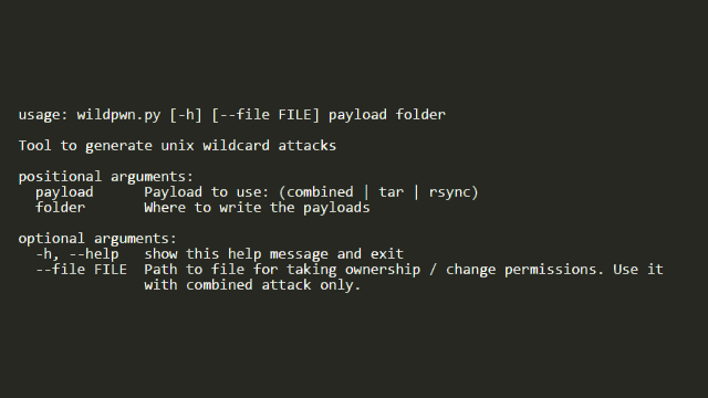 wildpwn - UNIX Wildcard Attack Tool