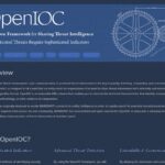 OpenIOC - Sharing Threat Intelligence