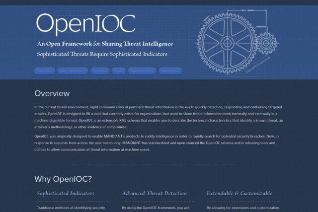 OpenIOC - Sharing Threat Intelligence