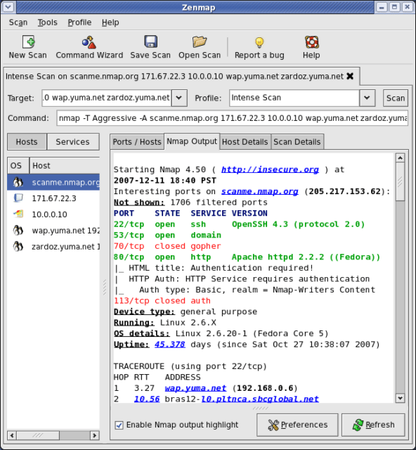 Zenmap Download - Official Cross-Platform Nmap GUI