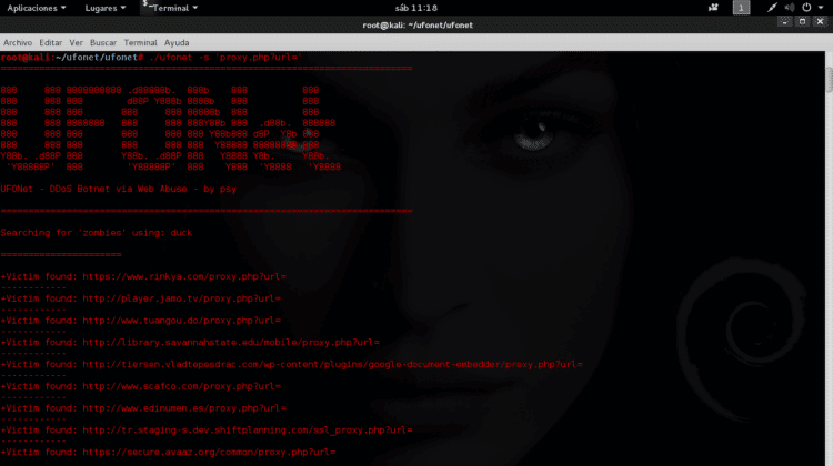 UFONet - Open Redirect DDoS Tool