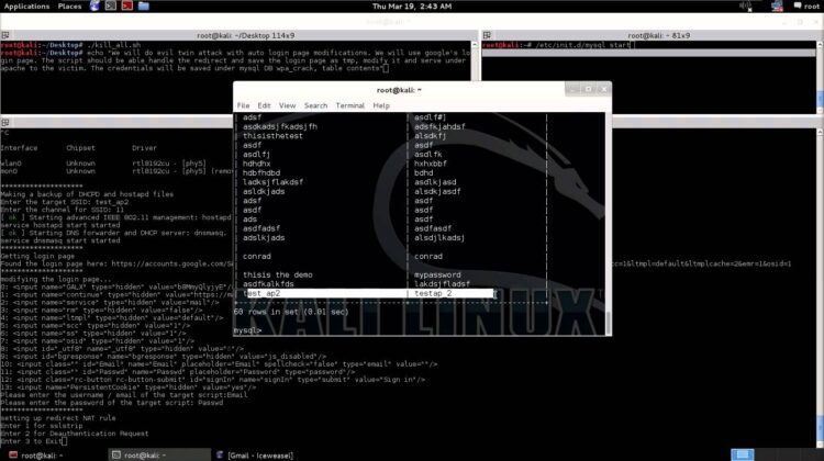 Infernal Twin - Automated Wireless Hacking Suite