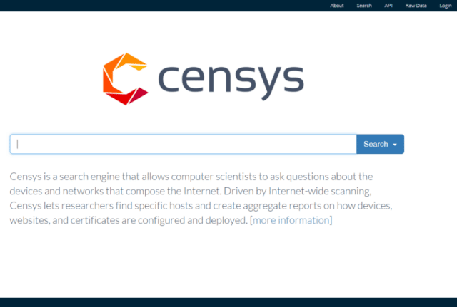 Censys Search Engine - Public Host & Network Search