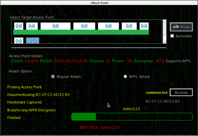 Fern Wifi Cracker - Wireless Security Auditing Tool