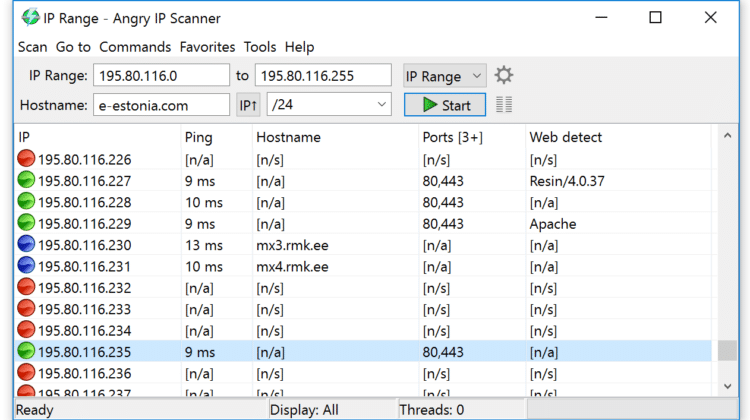Angry IP Scanner - Fast Network Scanner