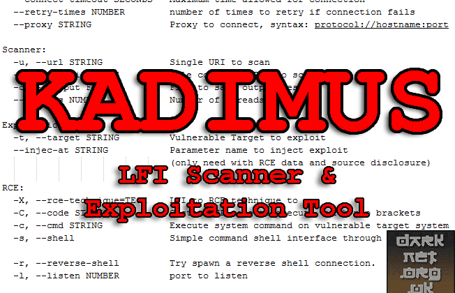 Kadimus - LFI Scanner & Exploitation Tool