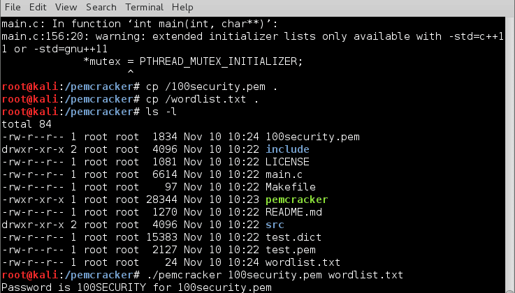 pemcracker - Tool For Cracking PEM Files