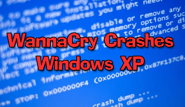 Windows XP Too Unstable To Spread WannaCry
