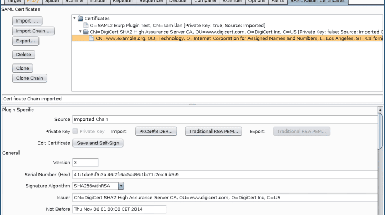SAML Raider - SAML2 Security Testing Burp Extension