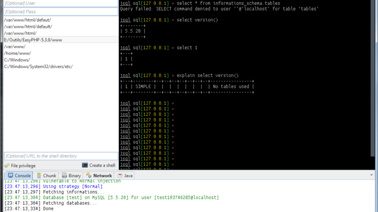 jSQL - Automatic SQL Injection Tool In Java