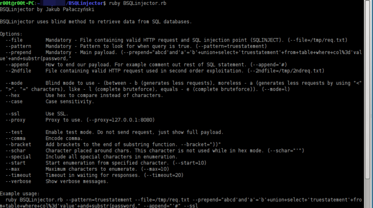 BSQLinjector - Blind SQL Injection Tool Download