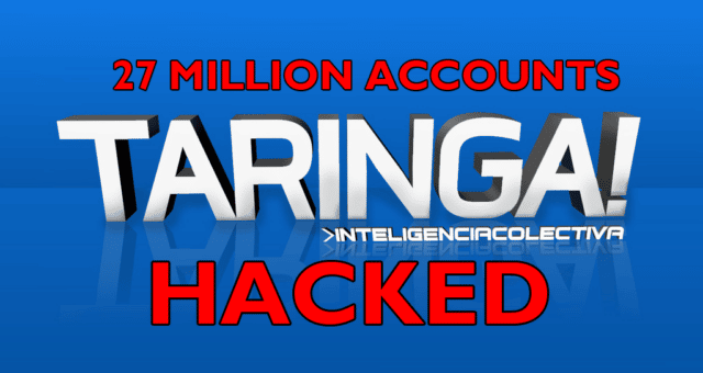 Taringa Hack - 27 Million User Records Leaked