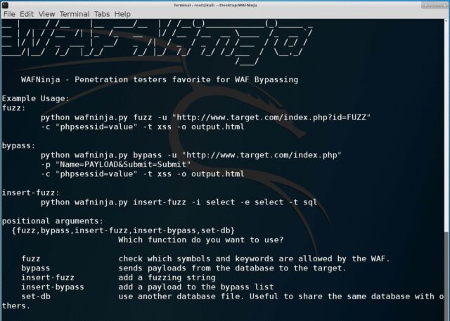 WAFNinja - Web Application Firewall Attack Tool - WAF Bypass