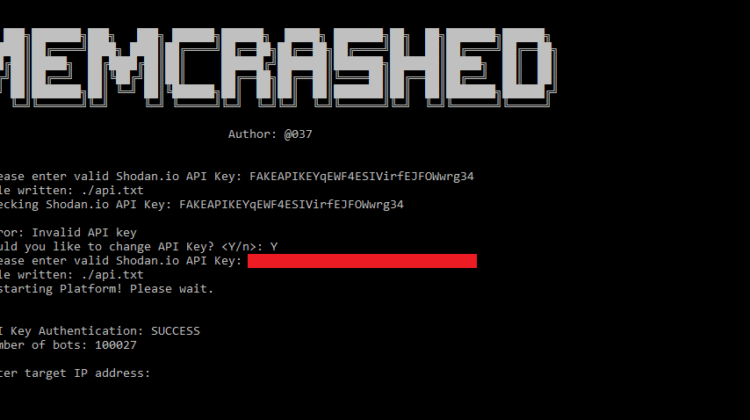 Memcrashed - Memcached DDoS Exploit Tool