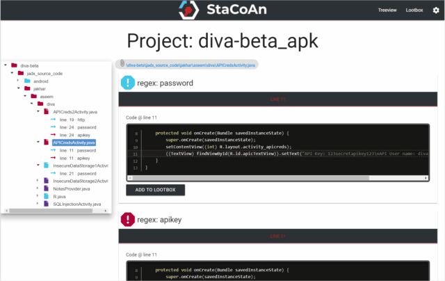 StaCoAn - Mobile App Static Analysis Tool