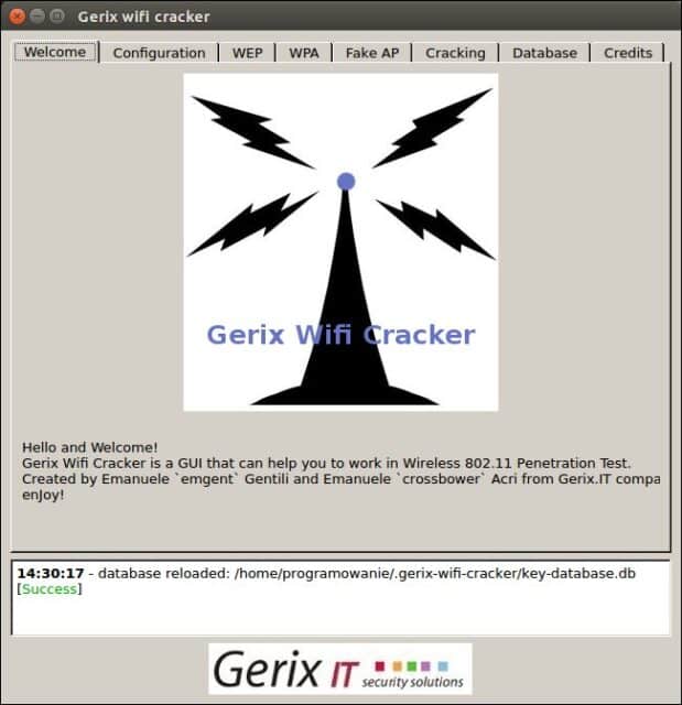 Gerix WiFi Cracker - Wireless 802.11 Hacking Tool With GUI