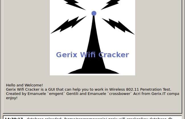Gerix WiFi Cracker - Wireless 802.11 Hacking Tool With GUI