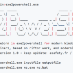 exe2powershell - Convert EXE to BAT Files