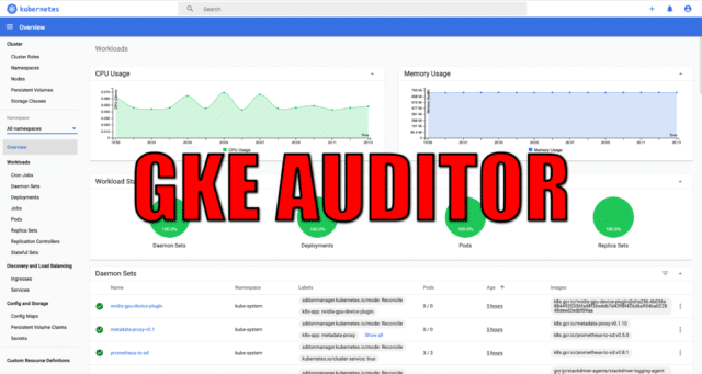 GKE Auditor - Detect Google Kubernetes Engine Misconfigurations