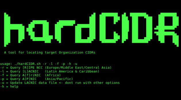 HardCIDR - Network CIDR and Range Discovery Tool