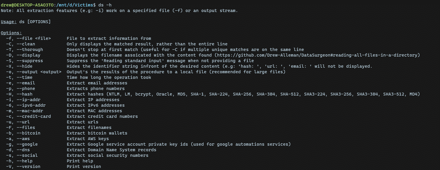 DataSurgeon tool extracts PII from logs, aiding incident response