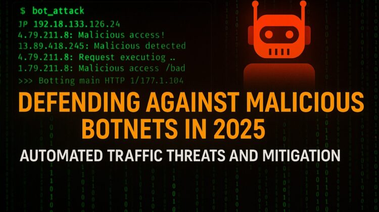 Defending Against Malicious Botnets in 2025 Automated Traffic Threats and Mitigation