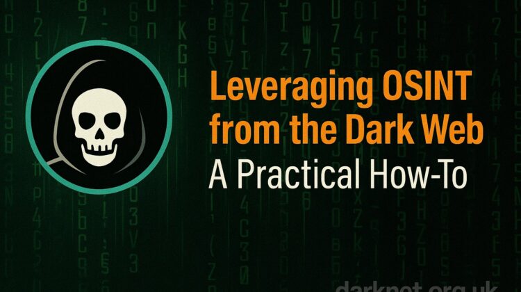 Leveraging OSINT from the Dark Web - A Practical How-To