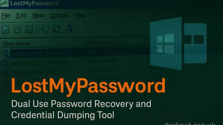 LostMyPassword - Dual Use Password Recovery and Credential Dumping Tool