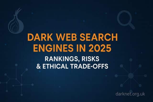 Dark Web Search Engines in 2025 - Rankings, Risks & Ethical Trade-offs