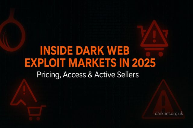 Inside Dark Web Exploit Markets in 2025 Pricing, Access & Active Sellers