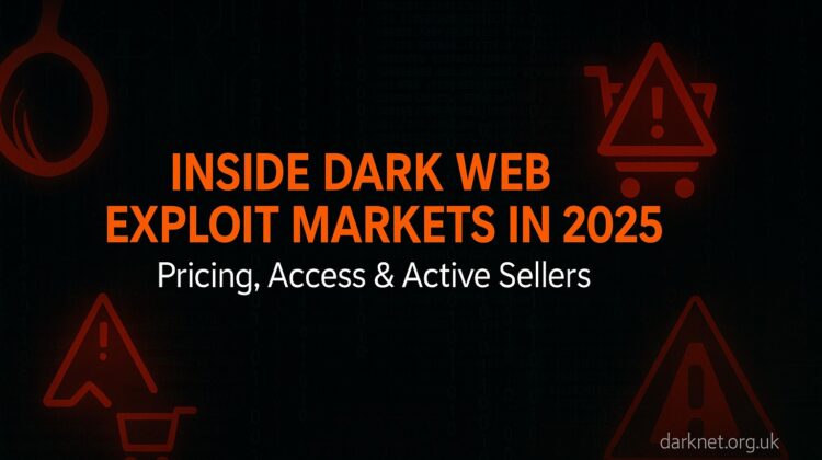 Inside Dark Web Exploit Markets in 2025 Pricing, Access & Active Sellers