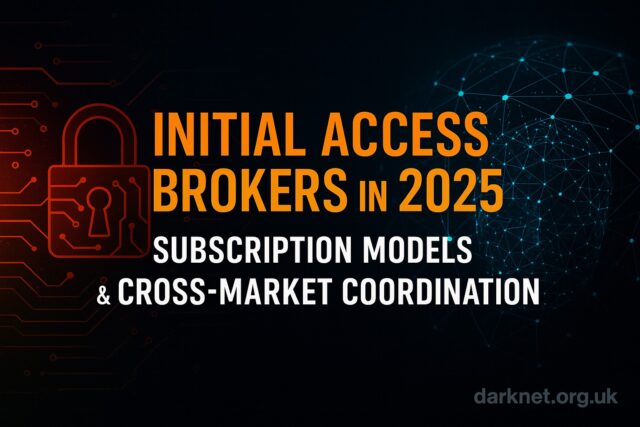 Initial Access Brokers (IAB) in 2025 - From Dark Web Listings to Supply Chain Ransomware Events