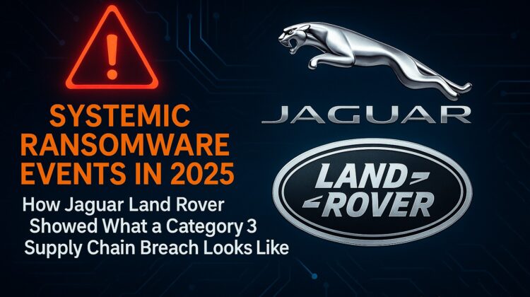 Systemic Ransomware Events in 2025 - How Jaguar Land Rover Showed What a Category 3 Supply Chain Breach Looks Like