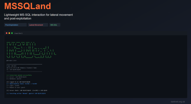 MSSQLand – Lightweight MS-SQL Interaction Tool for Lateral Movement and Post-Exploitation