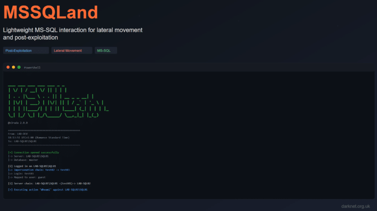 MSSQLand - Lightweight MS-SQL Interaction Tool for Lateral Movement and Post-Exploitation
