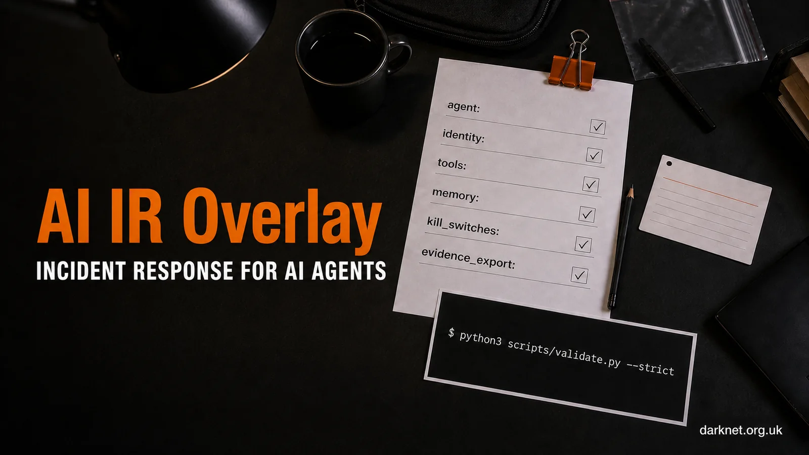 AI IR Overlay – Incident Response Specification for AI Agents